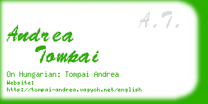 andrea tompai business card